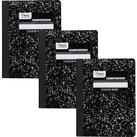 Mead Book, Comp, Cr, 3Pk, 8X10 Pk MEA38111